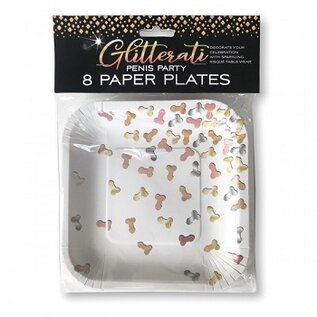 Glitterati Penis Plates 8 pack