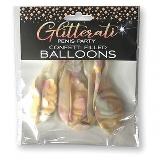 Glitterati Penis Balloons