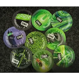 one condoms One Glowing Pleasure Condom -Single