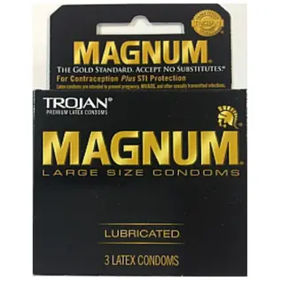 trojan canada Magnum Condoms Box of 3 Large