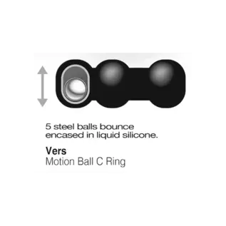 Vers Steel Motion Balls Ring
