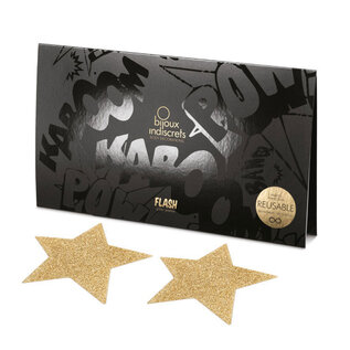 Bijoux Indiscrets Gold Glitter Star Pasties