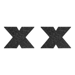 Bijoux Indiscrets Flash X Pasties -Black