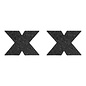 Bijoux Indiscrets Flash X Pasties -Black