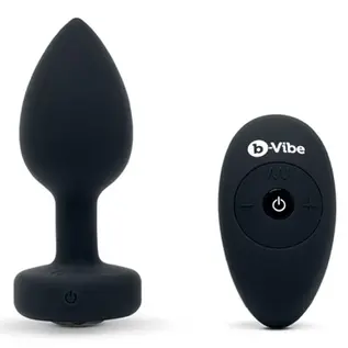 b-vibe canada B-Vibe Vibrating Jewel Plug -M/L