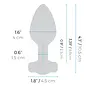 b-vibe canada B-Vibe Vibrating Jewel Plug -M/L