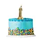 Golden  Glitter Penis Candle