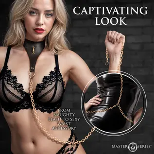 master series Captivate Collar with Body Chain