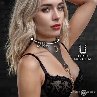 master series Captivate Collar with Body Chain