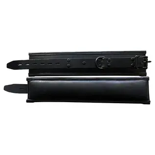 Rouge UK Kink Rouge Leather Padded Wrist Cuffs