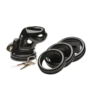 master series Hard Stop Double Ring Chastity Cage