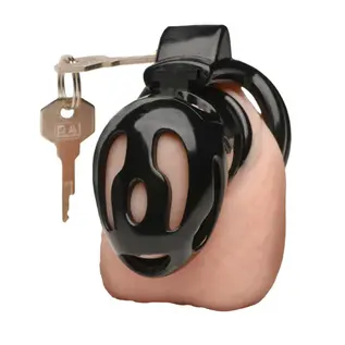 master series Hard Stop Double Ring Chastity Cage