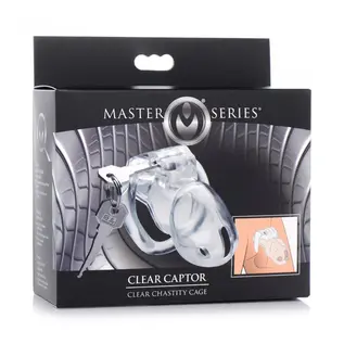 master series Clear Captor Chastity Cage