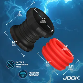 2-in-1 Silicone Cock Ring