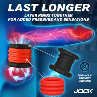 2-in-1 Silicone Cock Ring