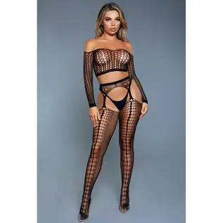 BeWicked Canada Run the World Bodystocking