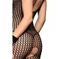 leg avenue Crochet Spaghetti Strap Bodystocking