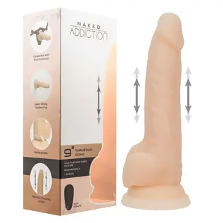 Naked Addiction Thrusting 9" Dong