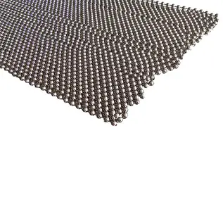 Rouge UK Kink Beaded Metal Flogger with Wooden Handle