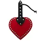 Rouge UK Kink Leather Heart Paddle