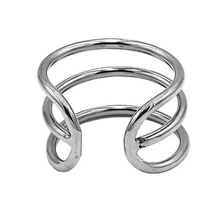 Rouge UK Kink Stainless Steel Triple Wire Glans Ring