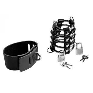 Strict 5 Ring Chastity Device