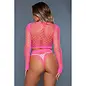 BeWicked Canada Play with Me Bodystocking -Hot Pink