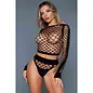 BeWicked Canada Play with Me Bodystocking -Black