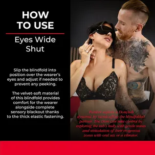 Eyes Wide Shut Velvet Blindfold