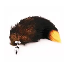 Fox Tail -Small Plug with Orange