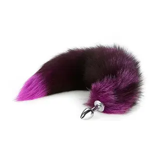Fox Tail -Large Plug with Purple