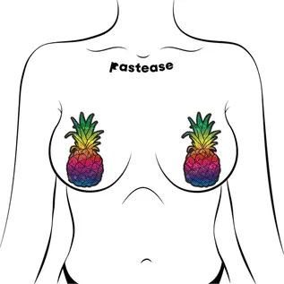 pastease Canada Rainbow Pineapple Sparkling Pasties
