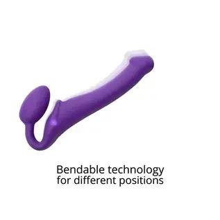 strap-on-me canada Vibrating Bendable Strap-On -XL