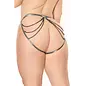 coquette canada Gunmetal Glam Chain Panty