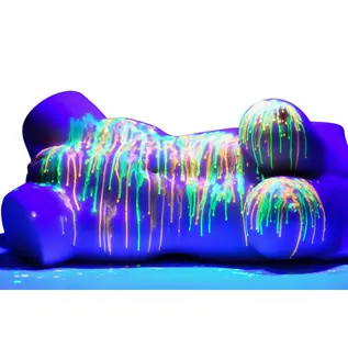 master series UV Blacklight Reactive Drip Candles 4 Pack