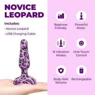 b-vibe canada B-Vibe Novice Plug -Leopard