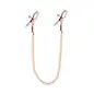 Rose Gold Pearl Nipple Clamps