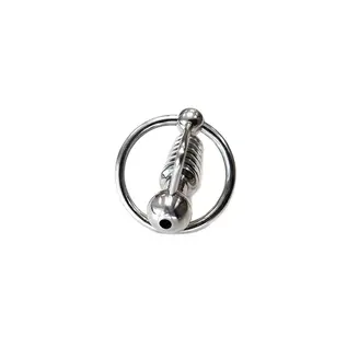Rouge UK Kink Stainless Steel Hollow Beaded Plug & C-Ring