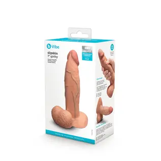 b-vibe canada Slipskin 7" Girthy Dildo
