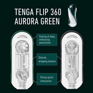 tenga canada Tenga Flip 360 -Aurora Green