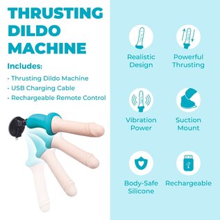 b-vibe canada B-Vibe Realistic Thrusting Dildo Machine