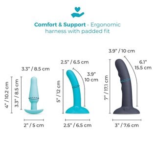 b-vibe canada B-Vibe Every Body Realistic Strap-On Kit