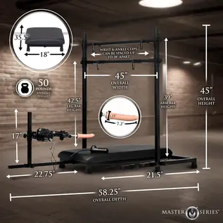 master series Breed Master Breeding Stand with Sex Machine