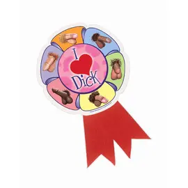 I Love Dick Party Ribbon