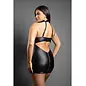 Zipper Chemise with Buckle Halter -Queen