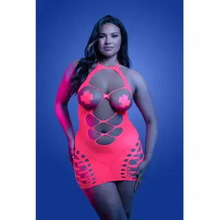 Aphrodisiac UV Dress & Pasties -Queen