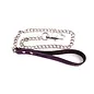 Rouge UK Kink Genuine Leather Lead with Chain - Purple