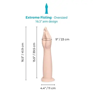 b-vibe canada B-Vibe Silicone Hand Fisting Dildo