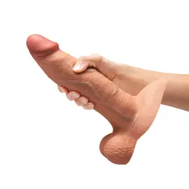 b-vibe canada Slipskin 9" Realistic Girthy Dildo