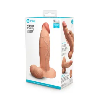 b-vibe canada Slipskin 9" Realistic Girthy Dildo